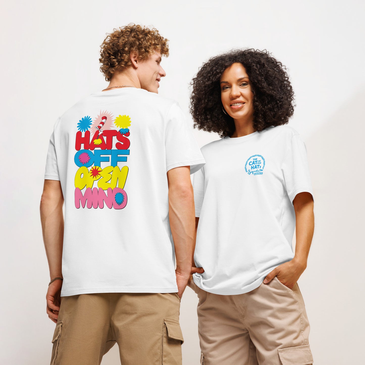 The Cat in the Hat Signature Collection T-Shirt Hats Off Open Mind