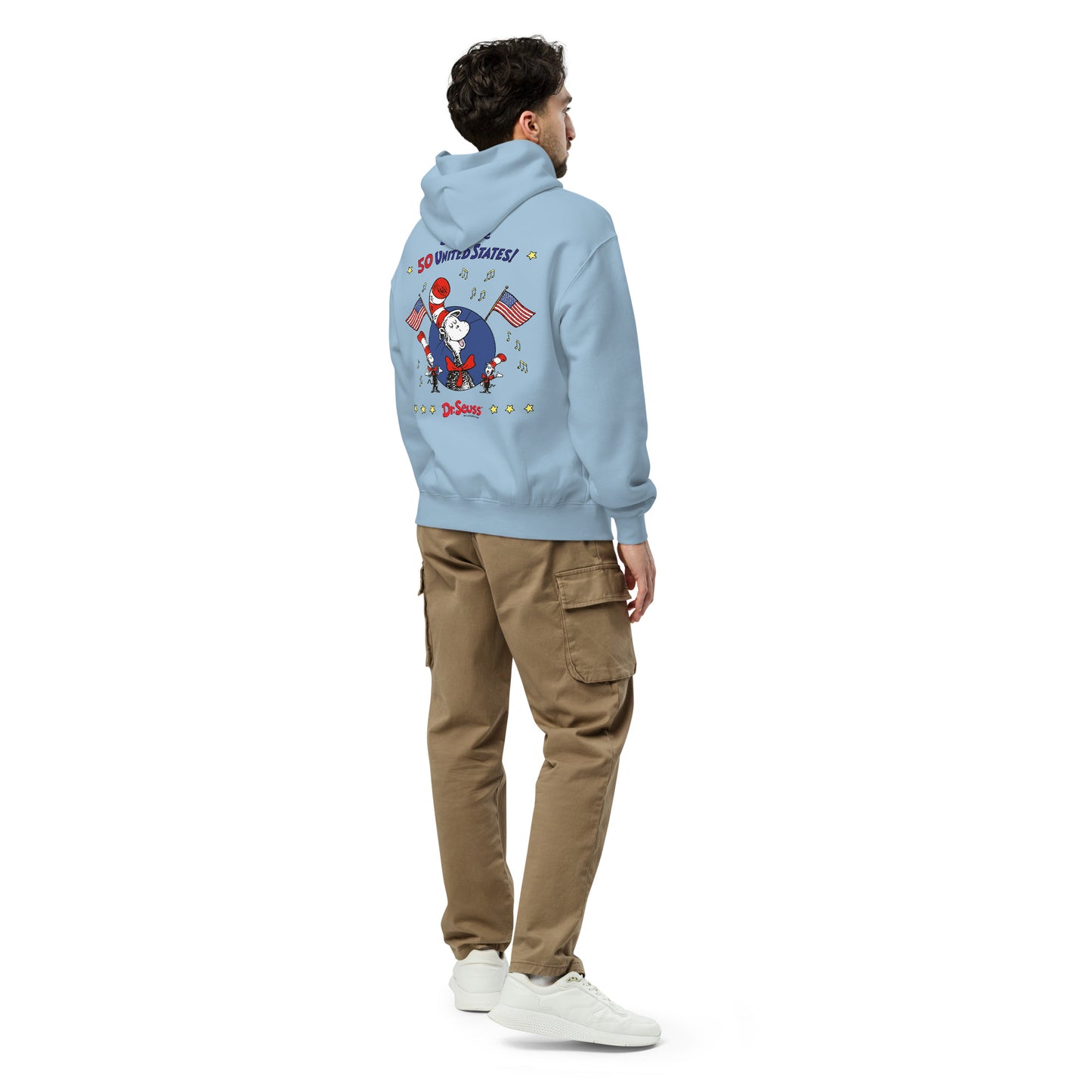 The Cat in The Hat Oversized Hoodie Sing the 50 States