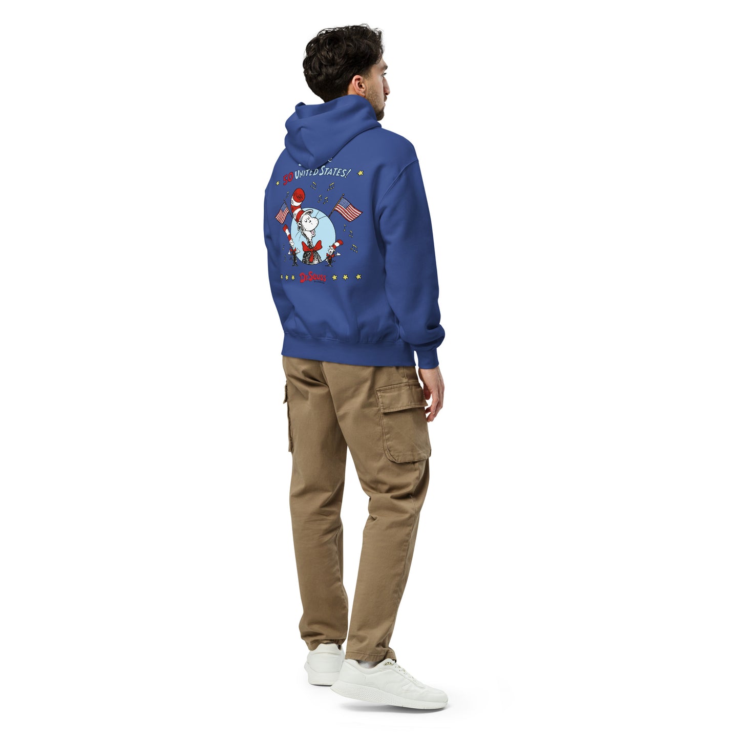 The Cat in The Hat Oversized Hoodie Sing the 50 States