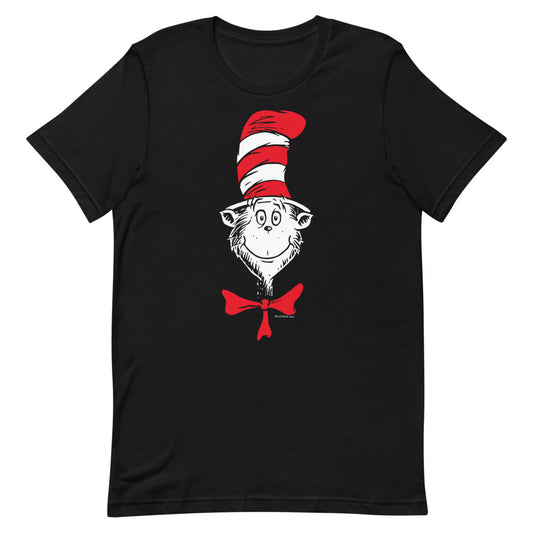 The cat in the hat cat t-shirt - black