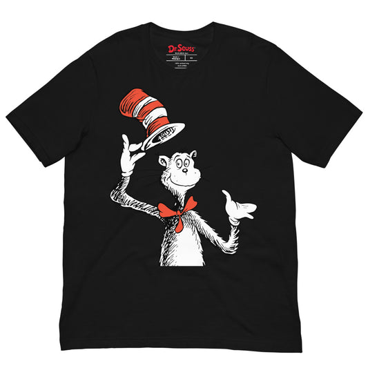 The Cat in the Hat Hat's Off T-Shirt Black