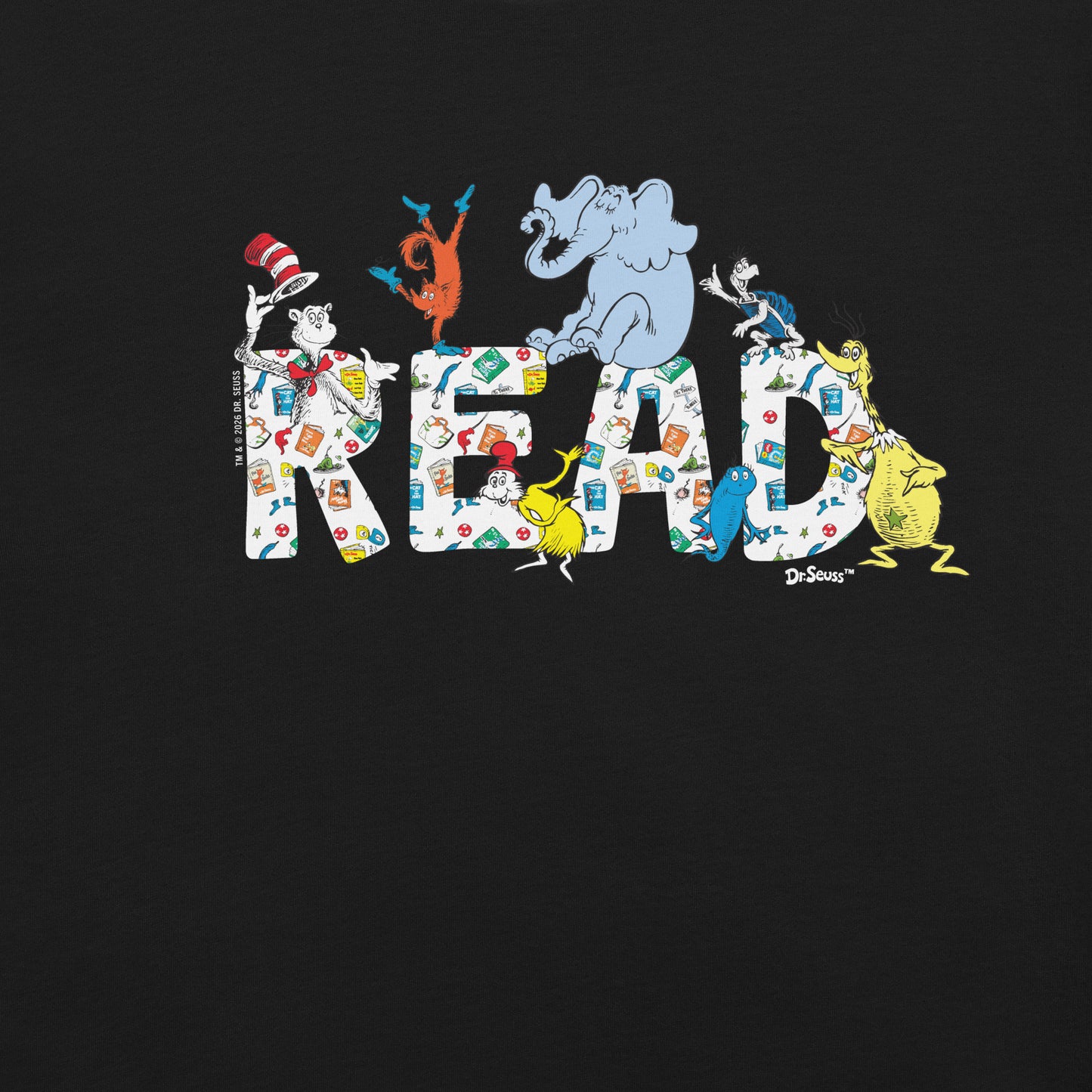 Dr. Seuss T-Shirt Characters "READ"