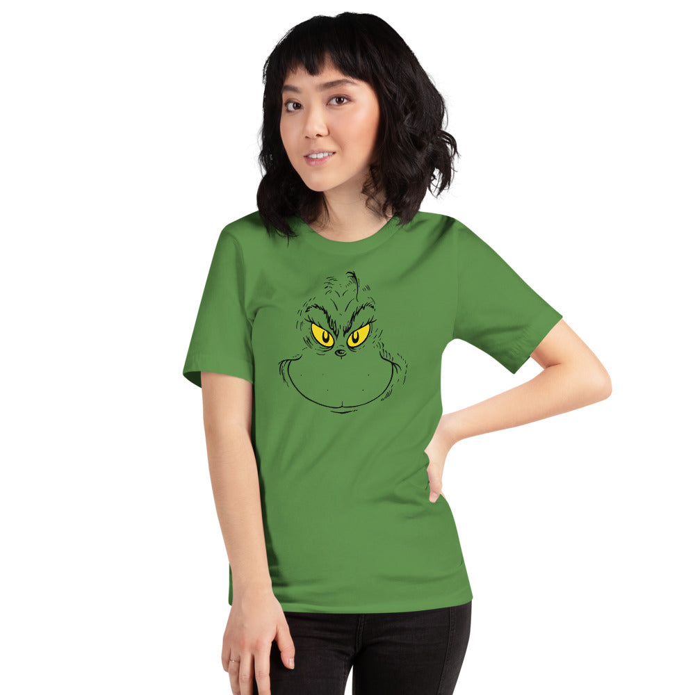 The Grinch Face Adult T-Shirt