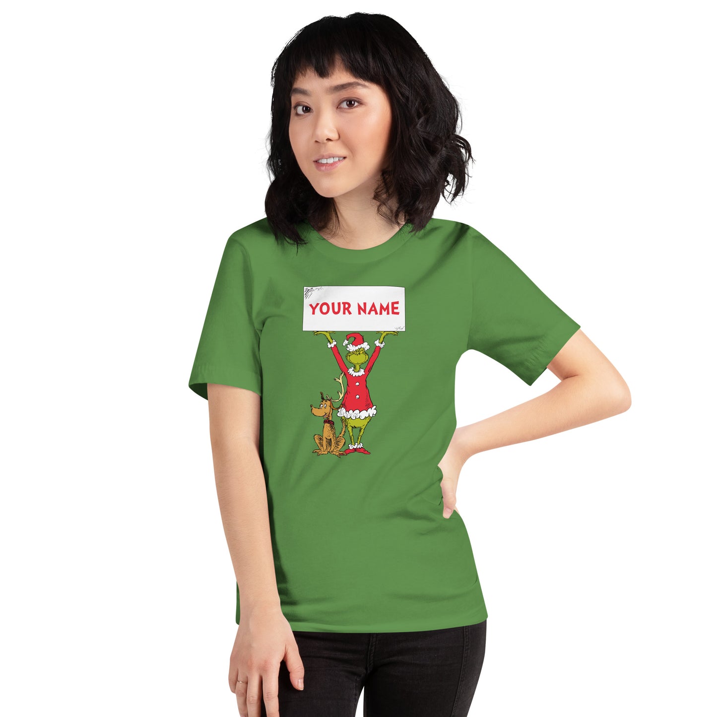 The Grinch Personalized T-Shirt Max and Grinch
