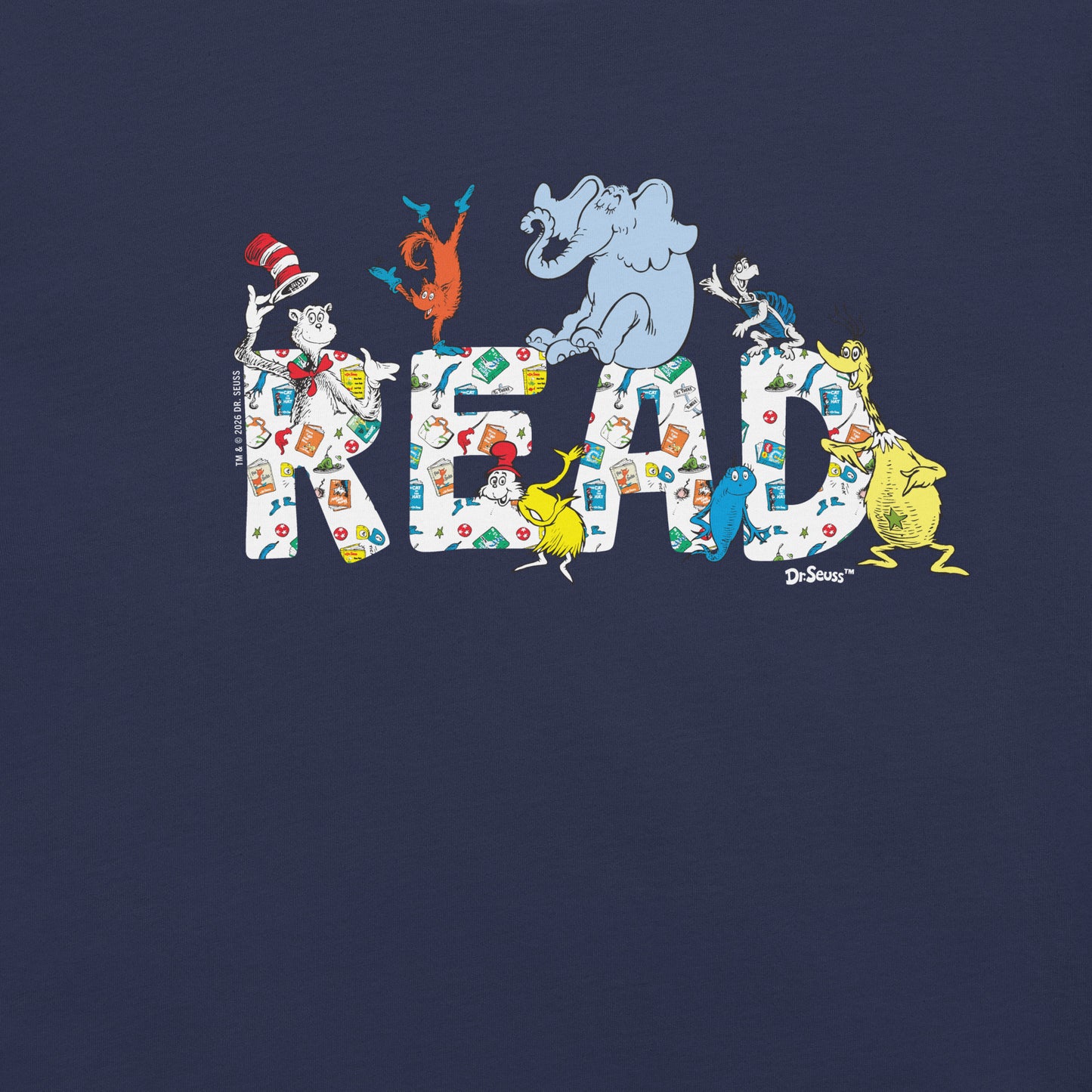 Dr. Seuss T-Shirt Characters "READ"