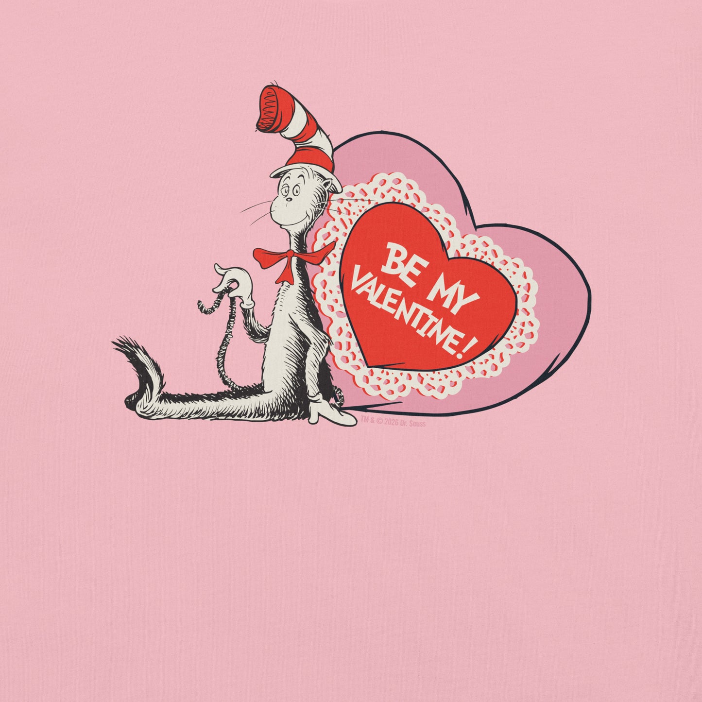 The Cat In The Hat T-Shirt Be My Valentine