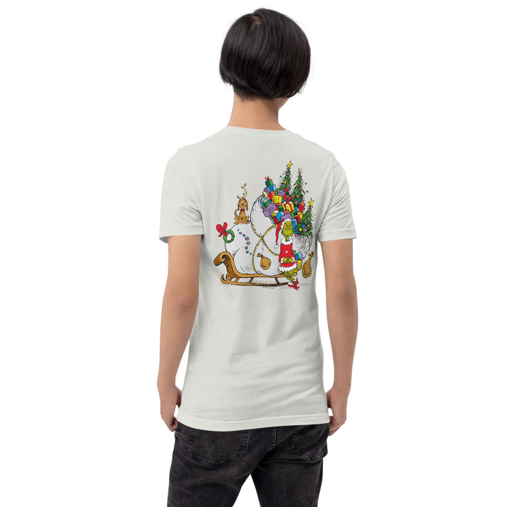 The Grinch Sleigh T-Shirt | Funny Holiday Graphic Tee – Dr. Seuss