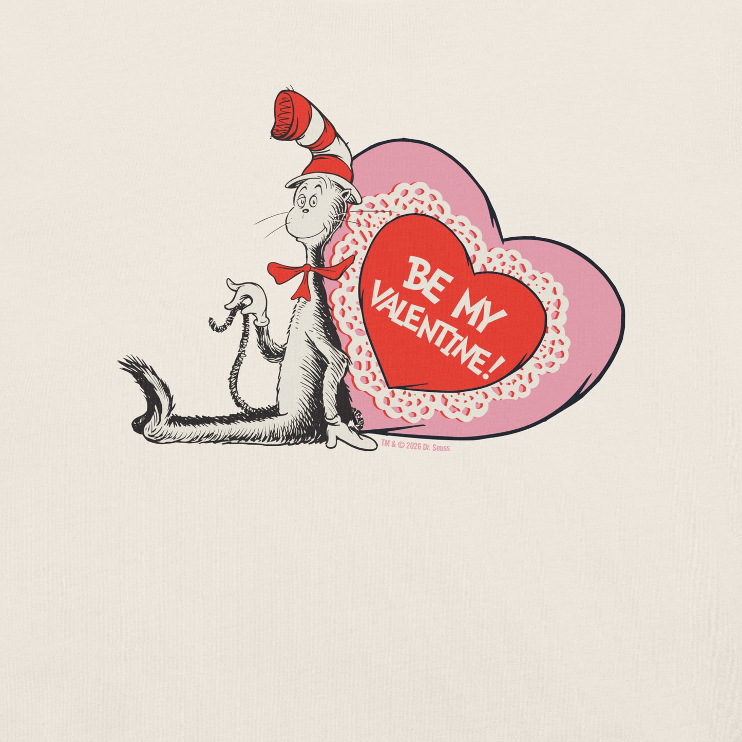 The Cat In The Hat T-Shirt Be My Valentine