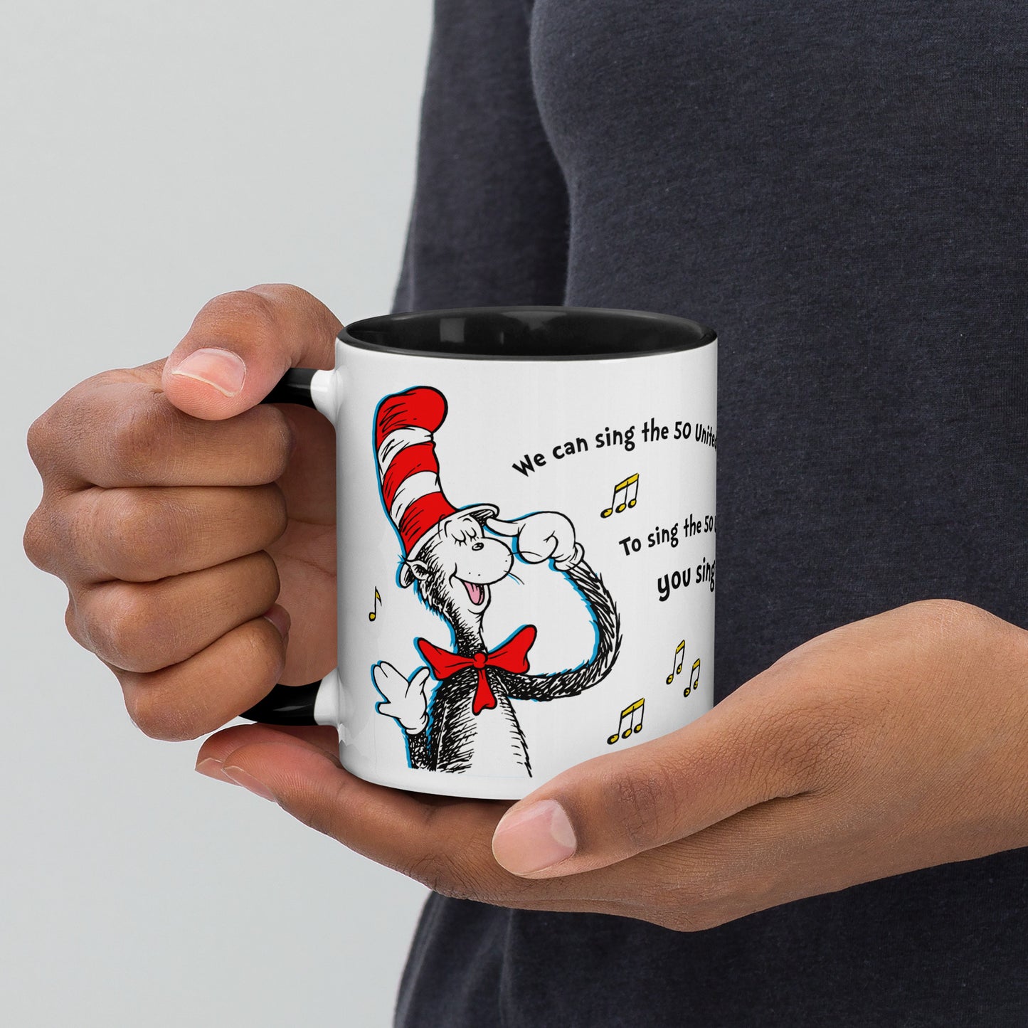 The Cat in The Hat Mug Sing the 50 States