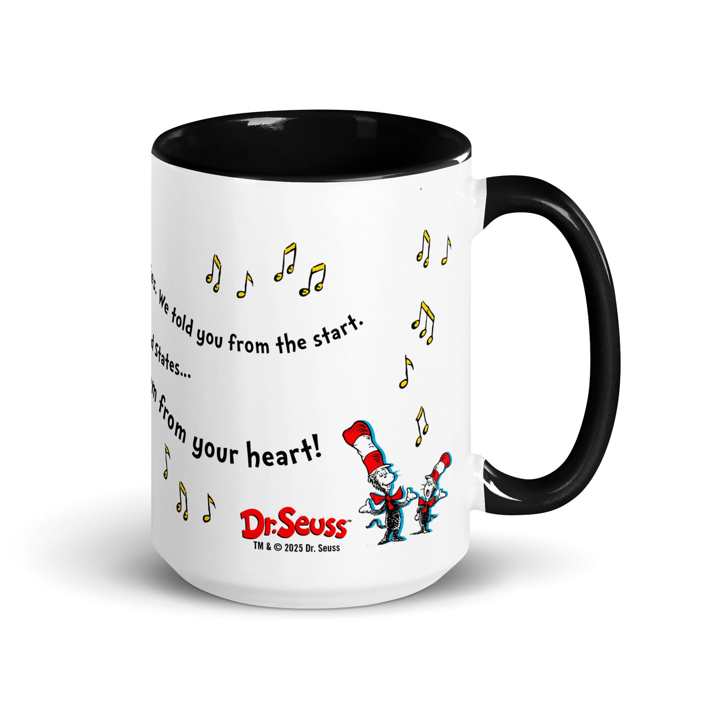 The Cat in The Hat Mug Sing the 50 States