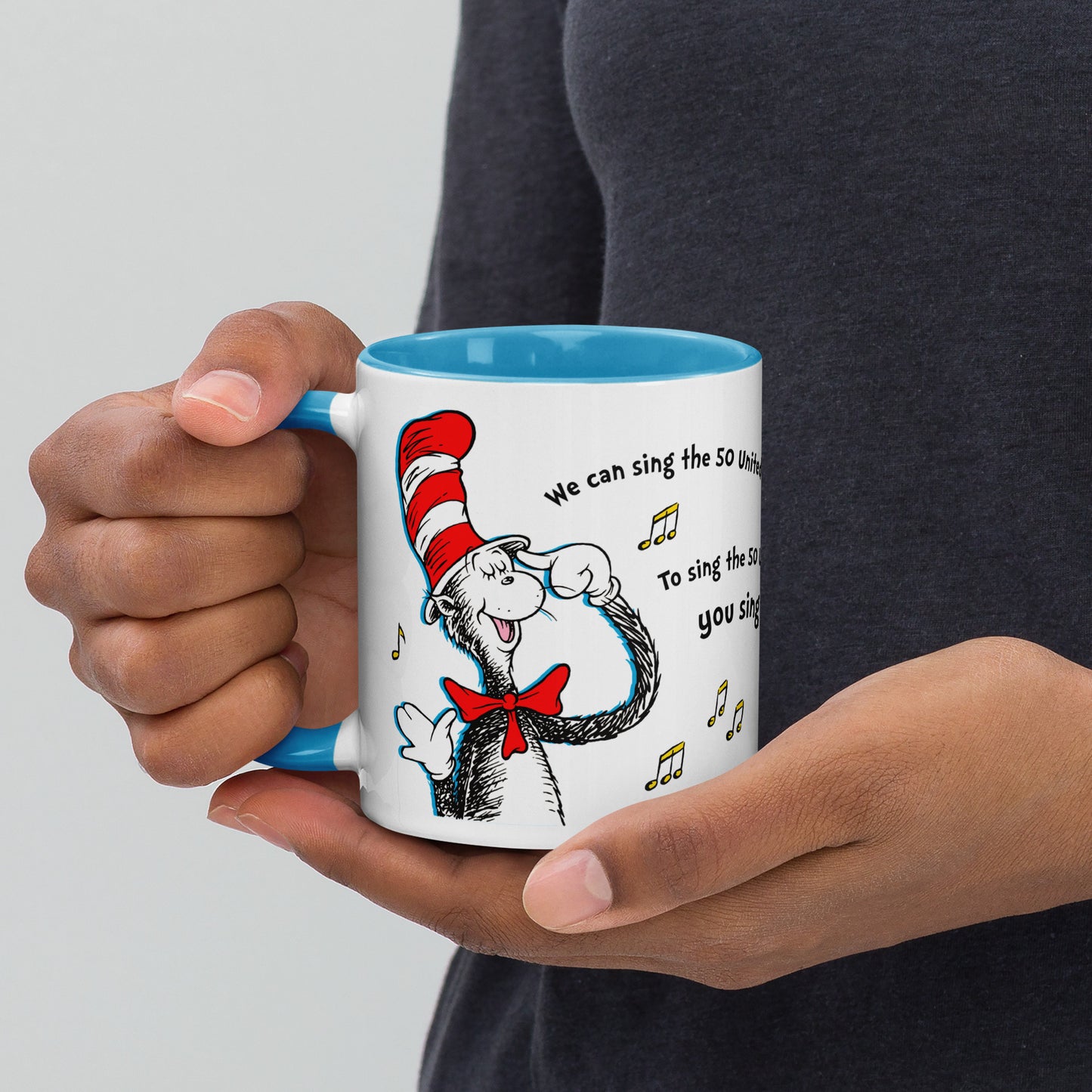 The Cat in The Hat Mug Sing the 50 States