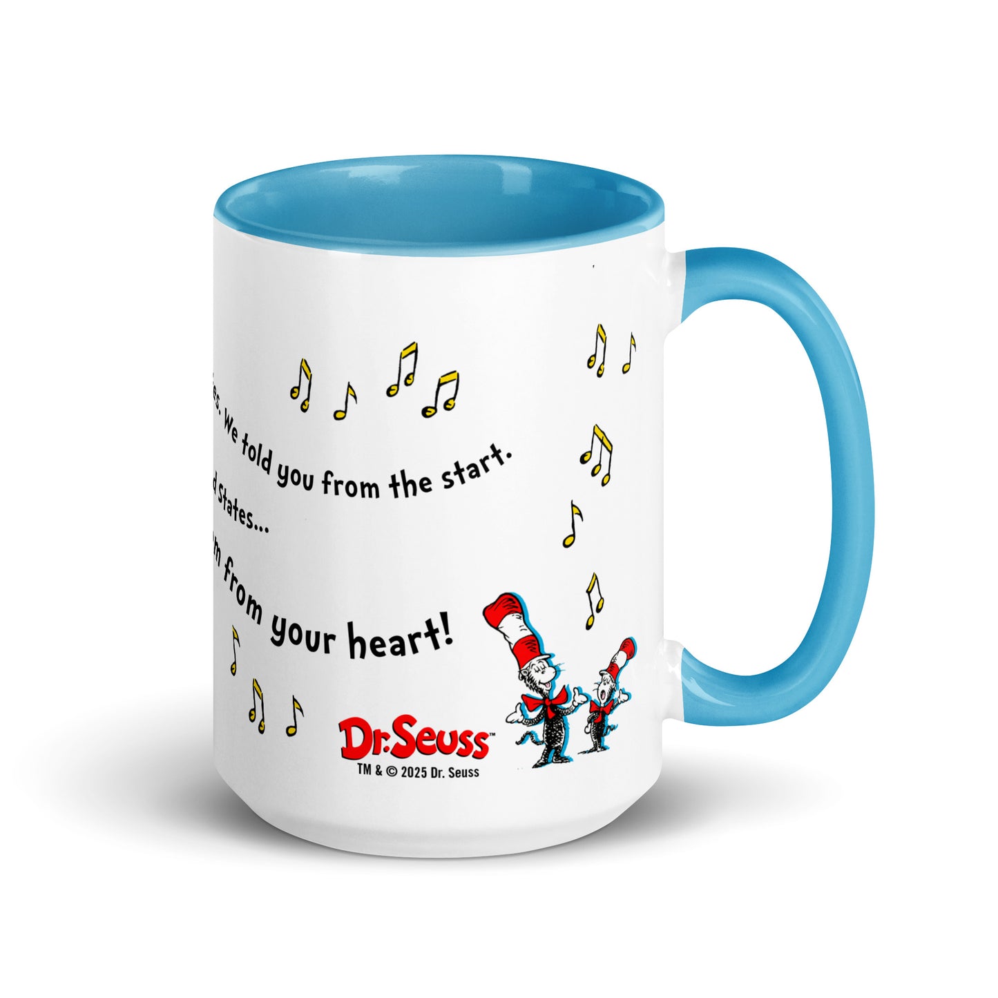 The Cat in The Hat Mug Sing the 50 States