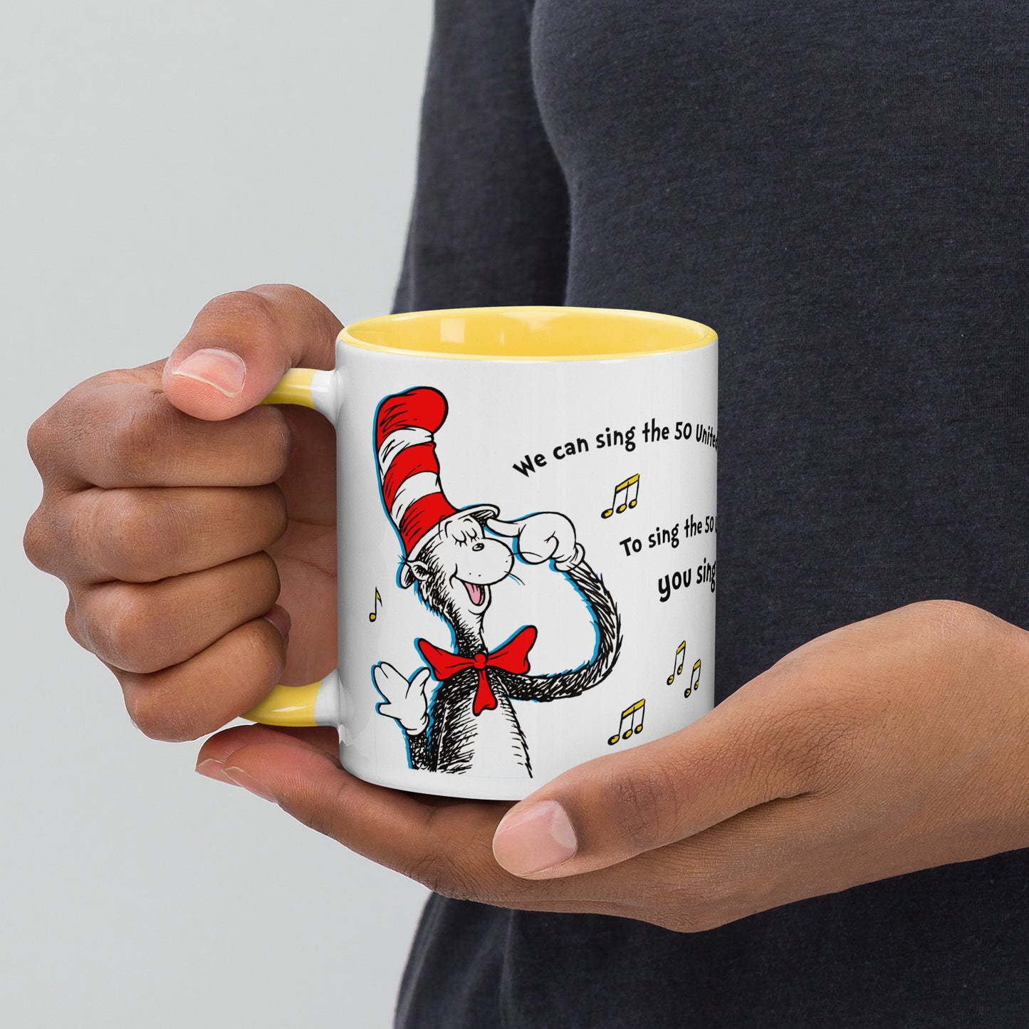 The Cat in The Hat Mug Sing the 50 States