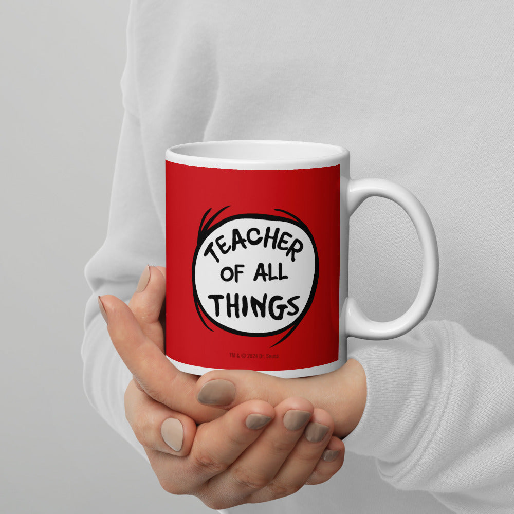 The Cat in the Hat Teacher of All Things Mug