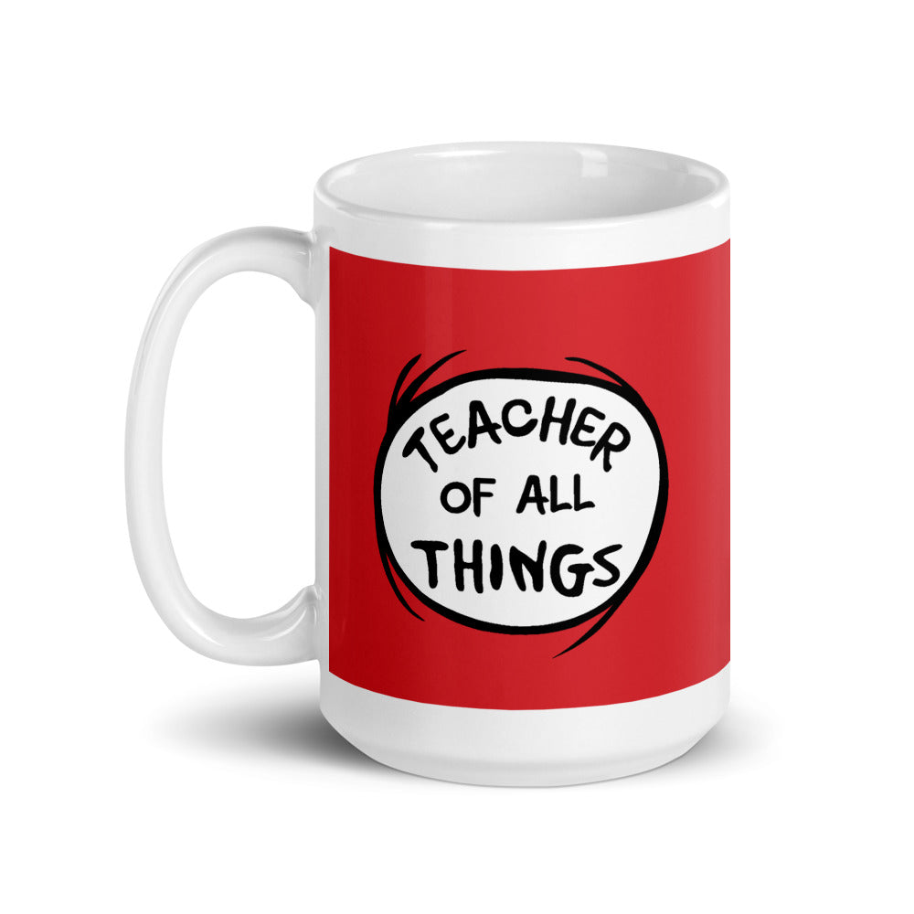 The Cat in the Hat Teacher of All Things Mug