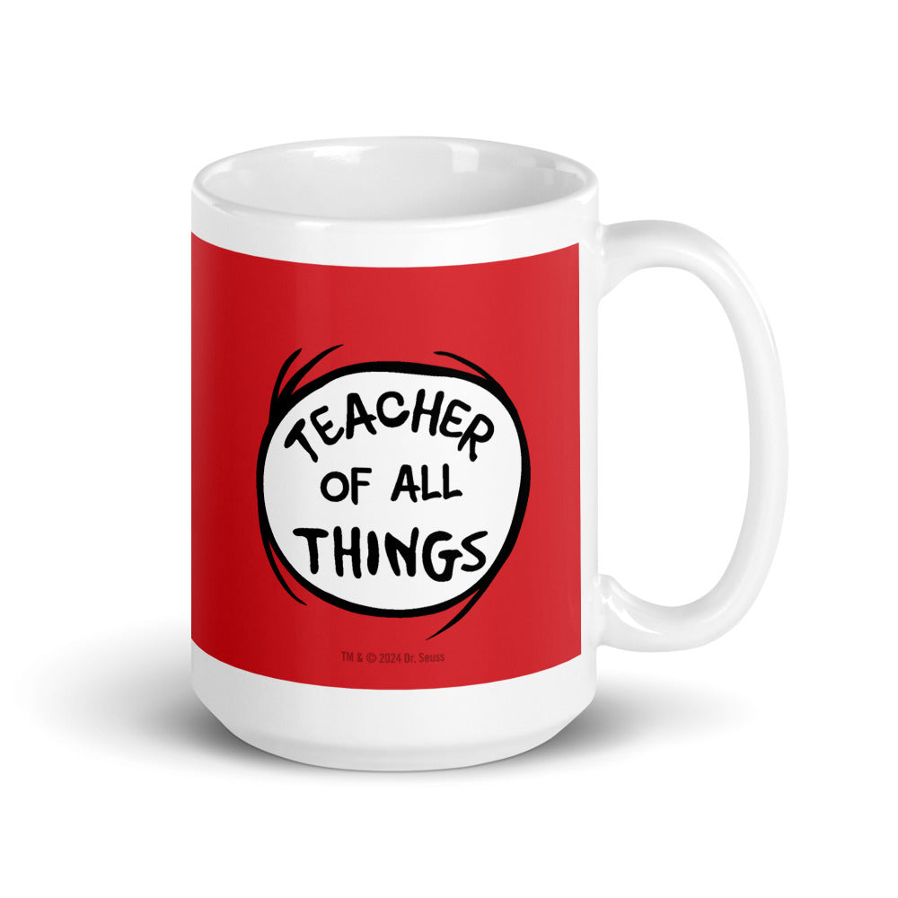 The Cat in the Hat Teacher of All Things Mug