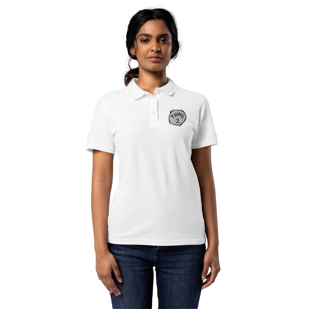 The Cat in the Hat Thing 2 Women's Polo Shirt