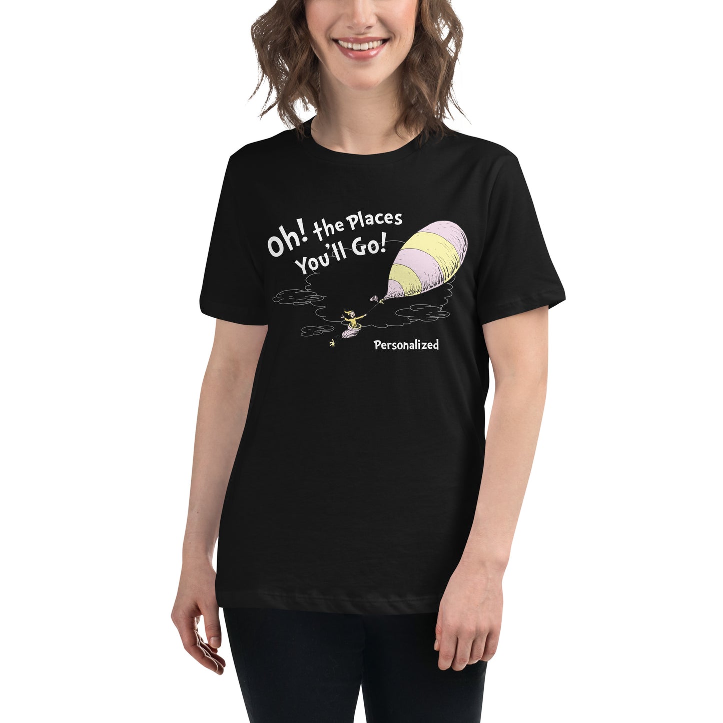Oh! the Places You'll Go Personalized Women's T-Shirt