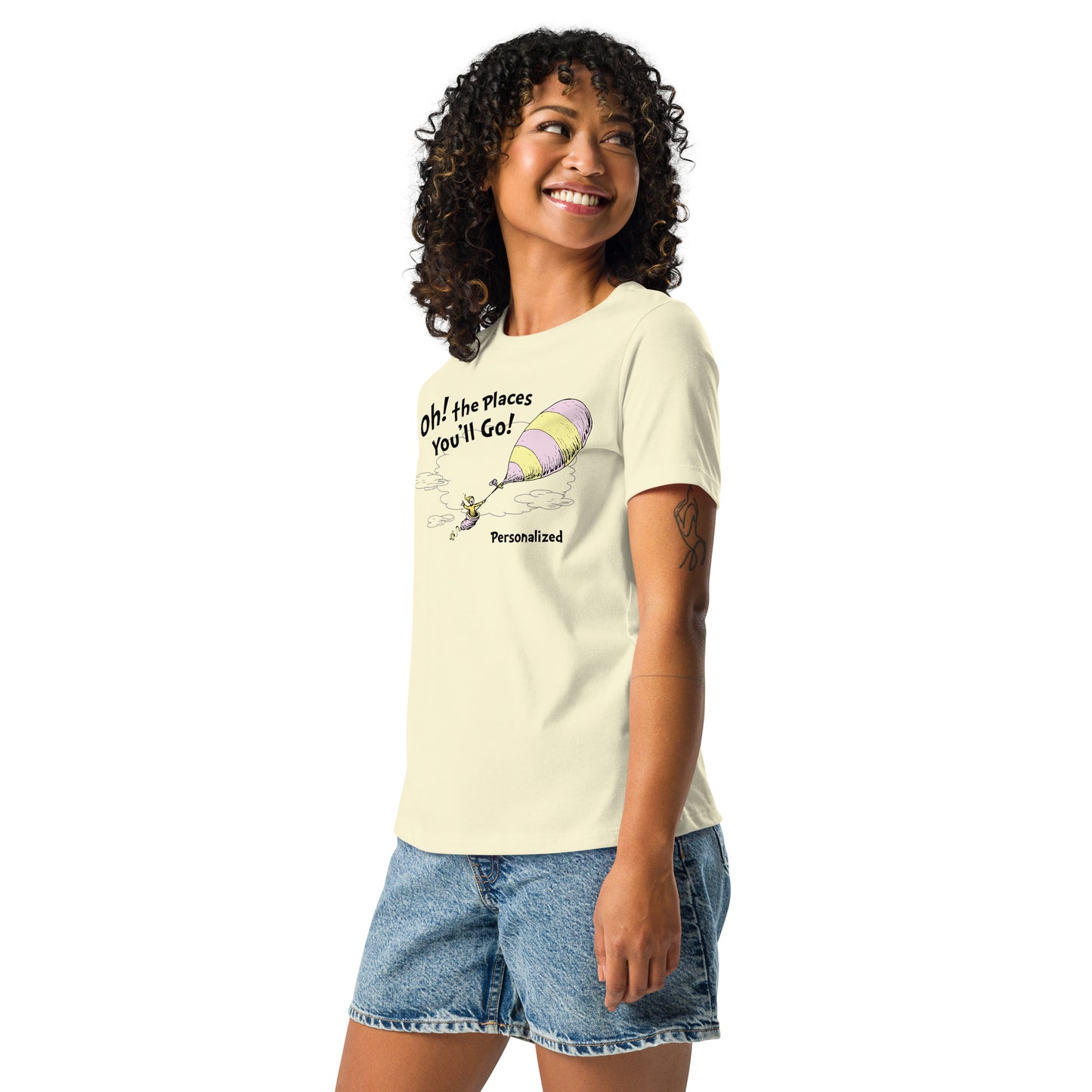 Oh! the Places You'll Go Personalized Women's T-Shirt