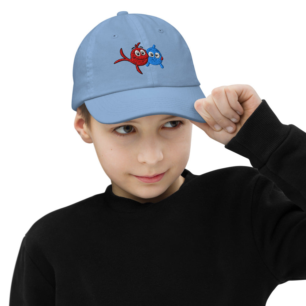 Red Fish, Blue Fish Kids Embroidered Hat