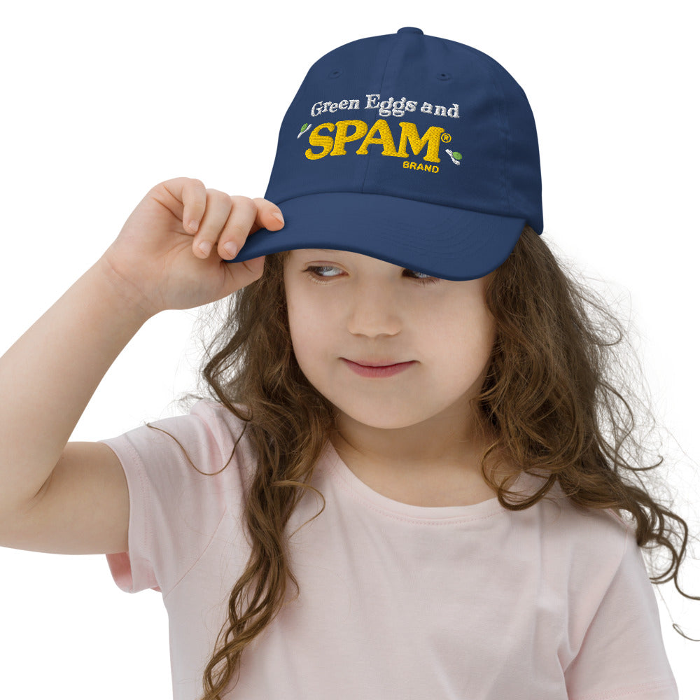 Green Eggs and Spam Kids Baseball Hat