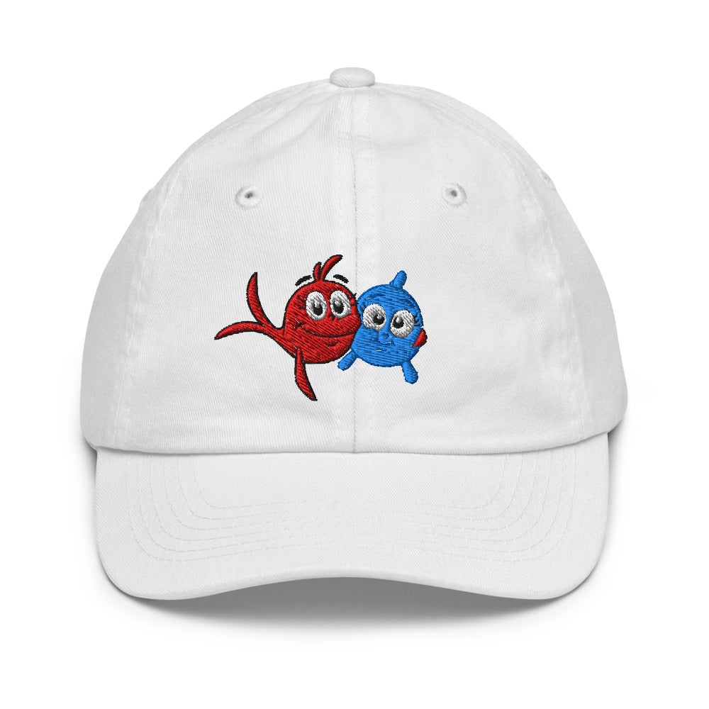 Red Fish, Blue Fish Kids Embroidered Hat