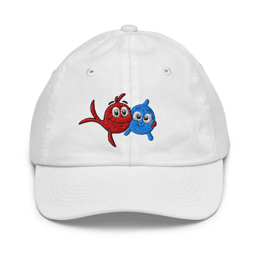 Red Fish, Blue Fish Kids Embroidered Hat