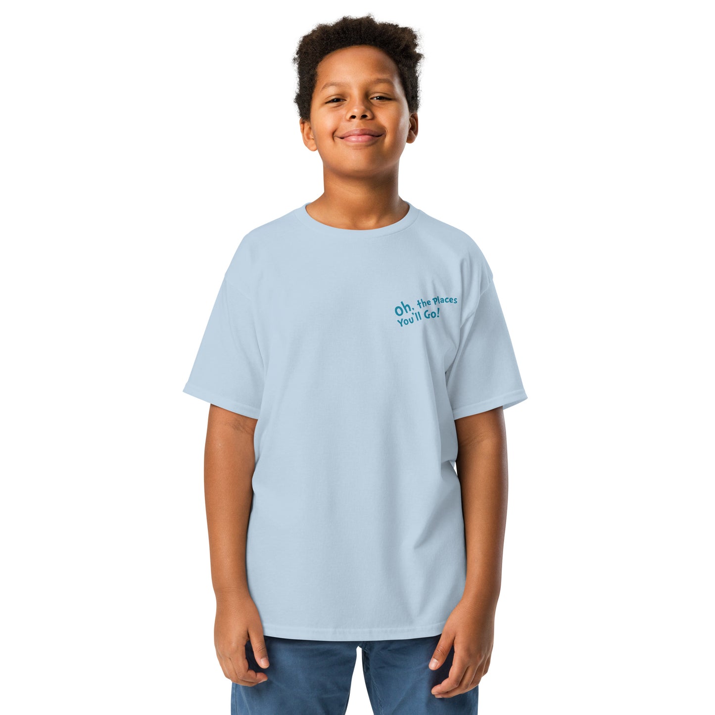 Oh, the Places You’ll Go! Kids T-Shirt Hot Air Balloons