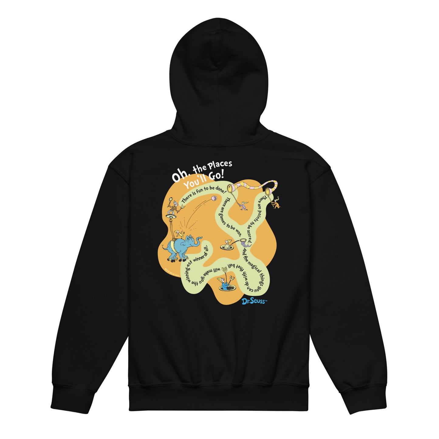 Oh! the Places You'll Go Personalized Youth Hoodie