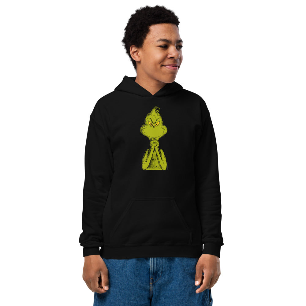 The Grinch Sly Smile Kid's Hoodie