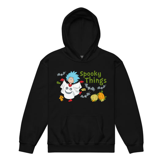 The Cat in the Hat Spooky Things Kids Hoodie Black