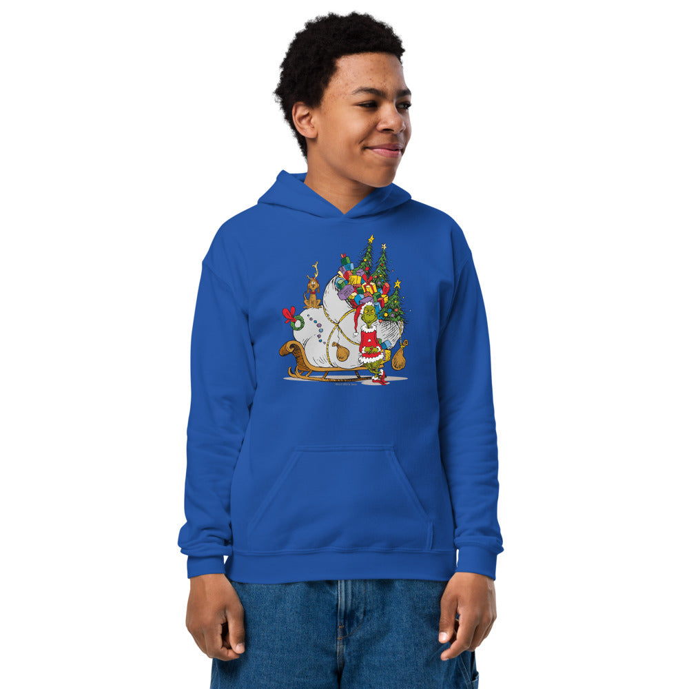 The Grinch Sleigh Kid's Hoodie