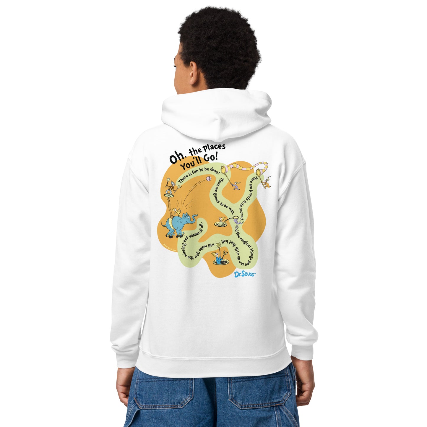 Oh! the Places You'll Go Personalized Youth Hoodie