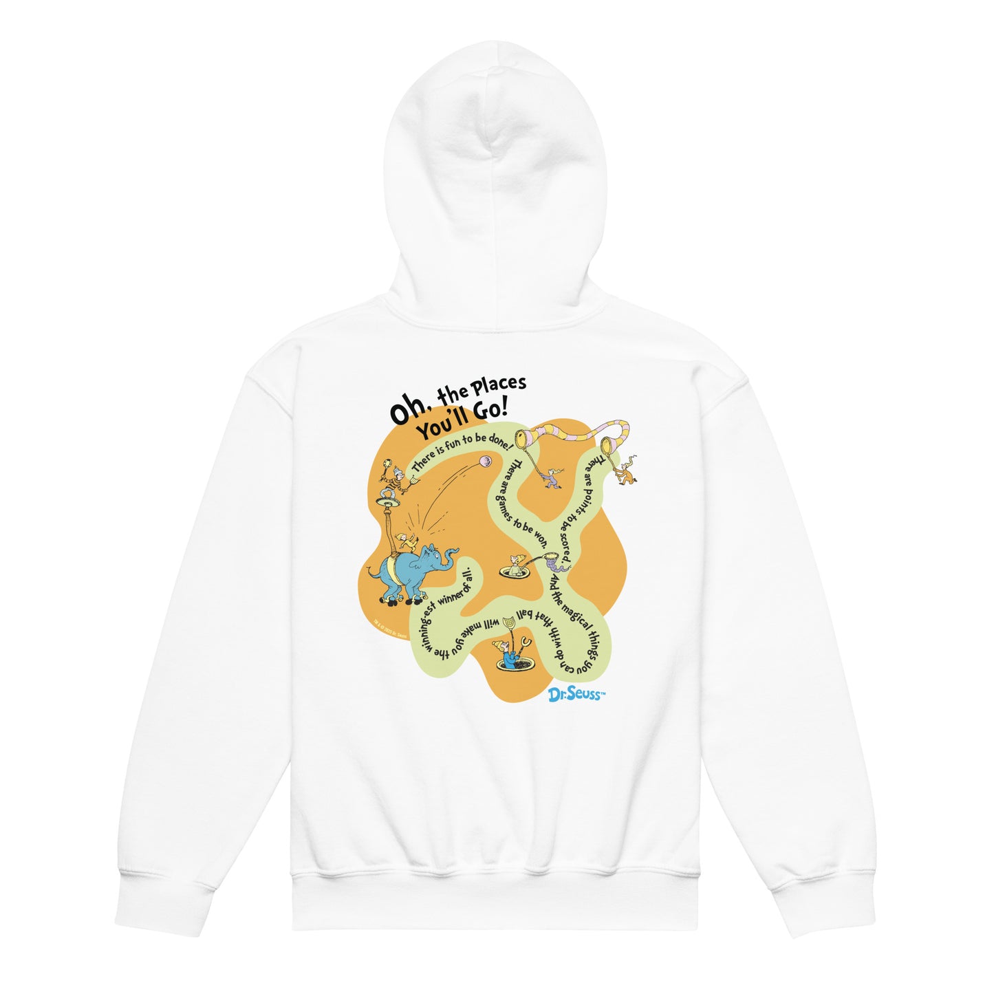 Oh! the Places You'll Go Personalized Youth Hoodie