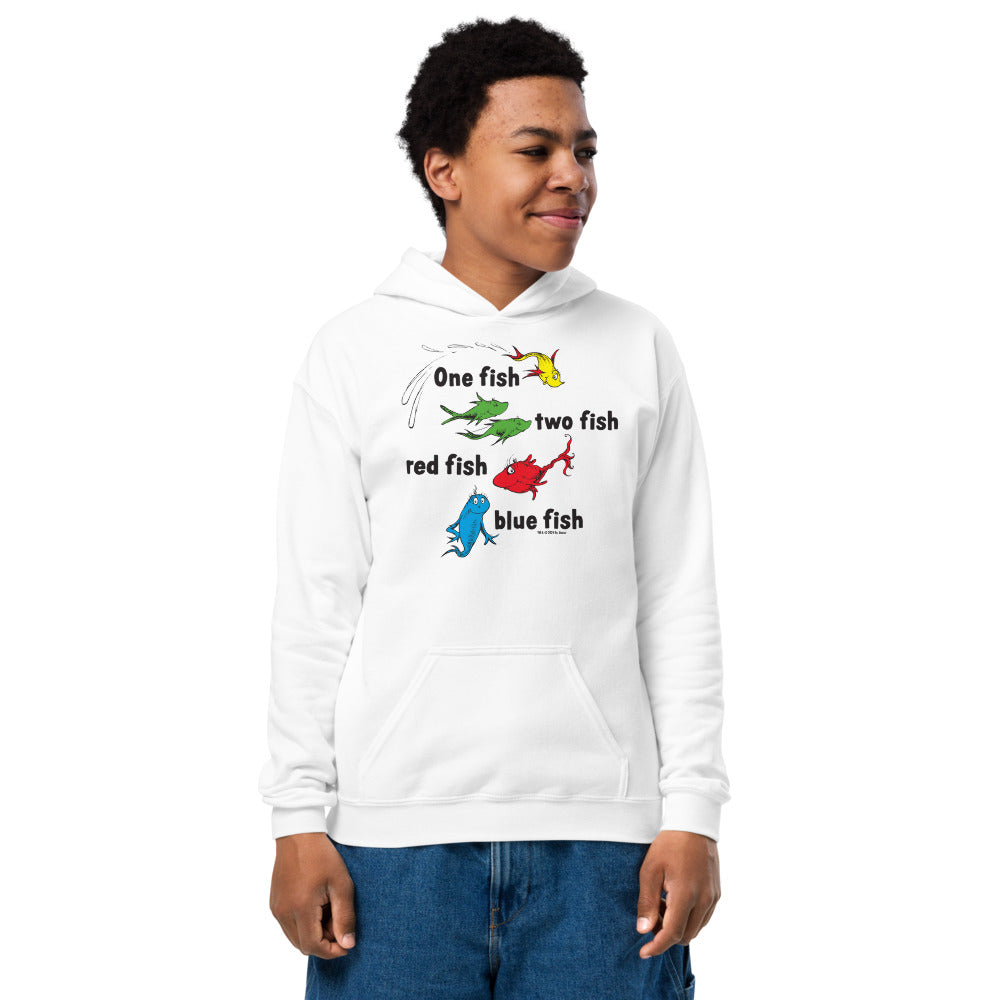 One Fish, Two Fish, Red Fish, Blue Fish Kid's Hoodie