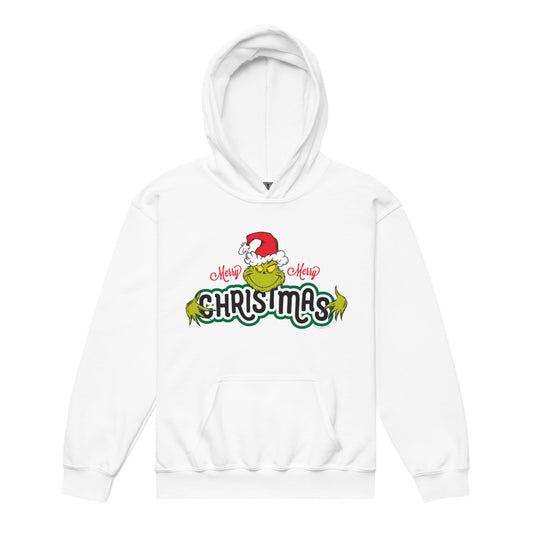 The Grinch Merry Merry Christmas Kid's Hoodie