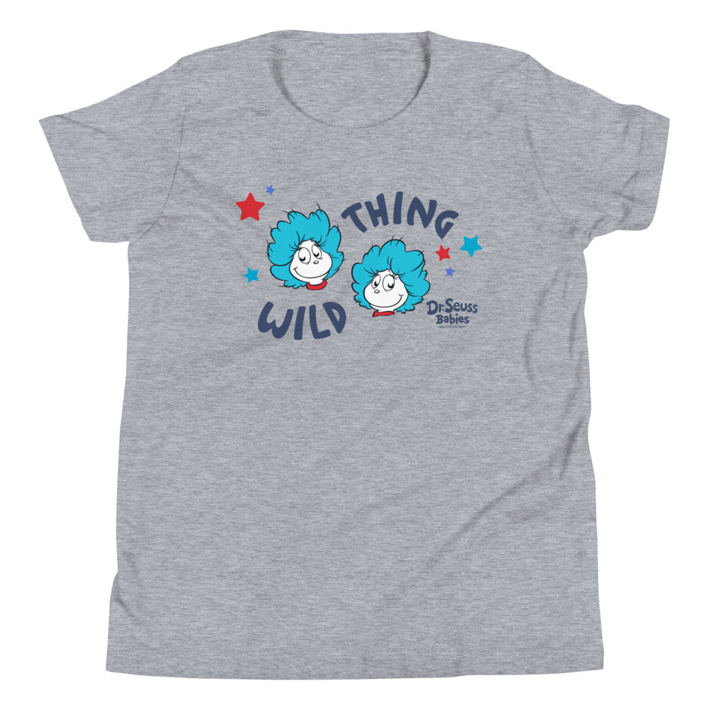 Dr. Seuss Babies Cat in The Hat Wild Thing Kids T-Shirt Athletic Heather