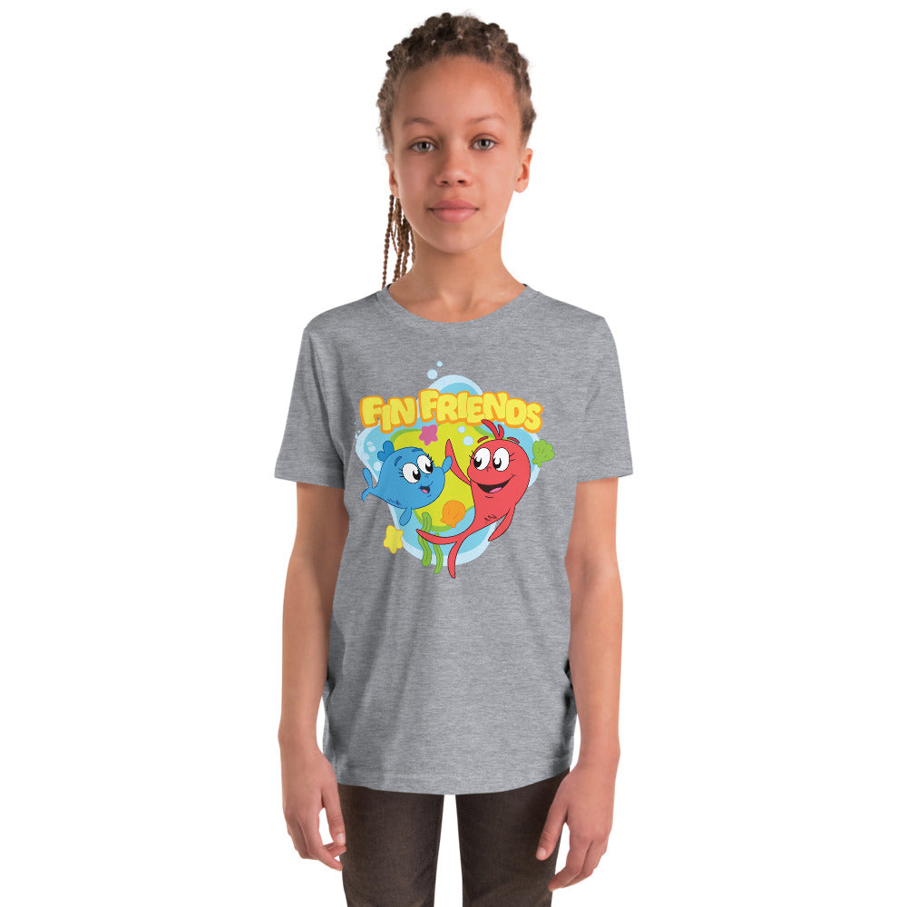 Red Fish, Blue Fish Fin Friends Kids T-Shirt