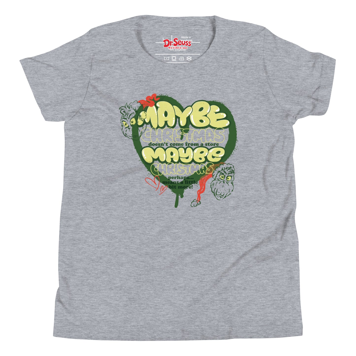 The Grinch Maybe Christmas Means A Little More Kids T-Shirt