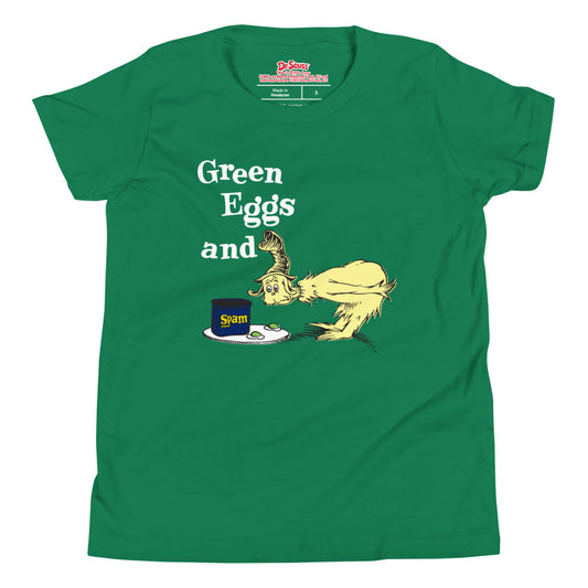 Green Eggs and Spam Kids T-Shirt Kelly