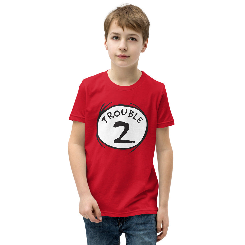 Trouble 2 Kids T-Shirt | Cat in the Hat Sibling Style – Dr. Seuss