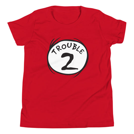Trouble 2 Kids T Shirt Red
