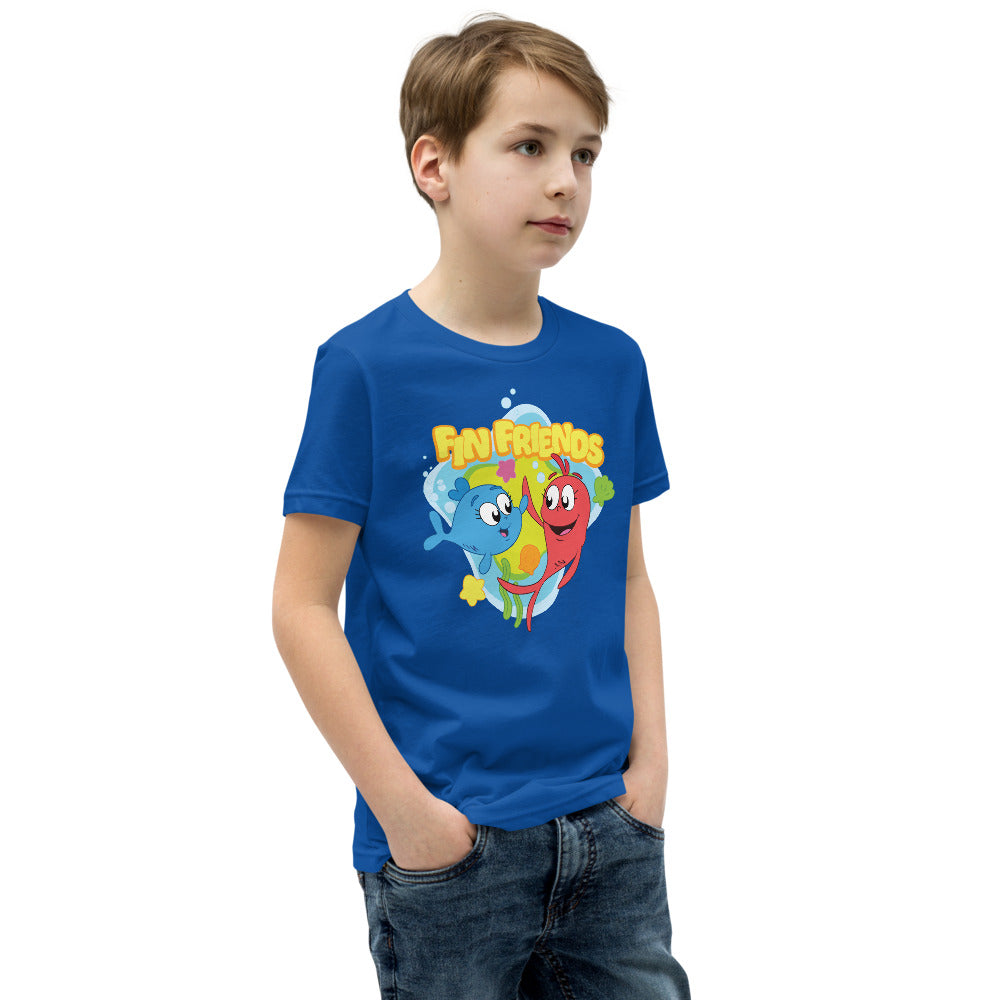 Red Fish, Blue Fish Fin Friends Kids T-Shirt