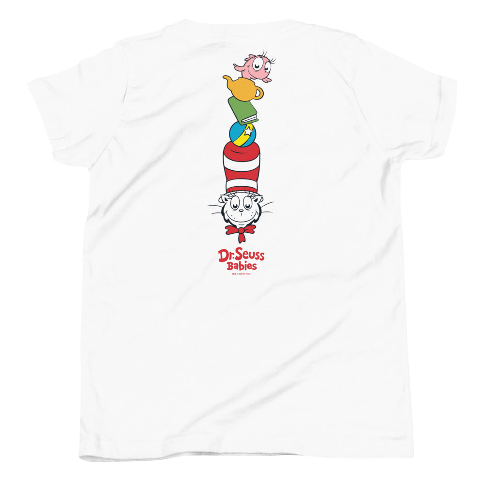 The Cat in The Hat Stacked Hat Kids T-Shirt
