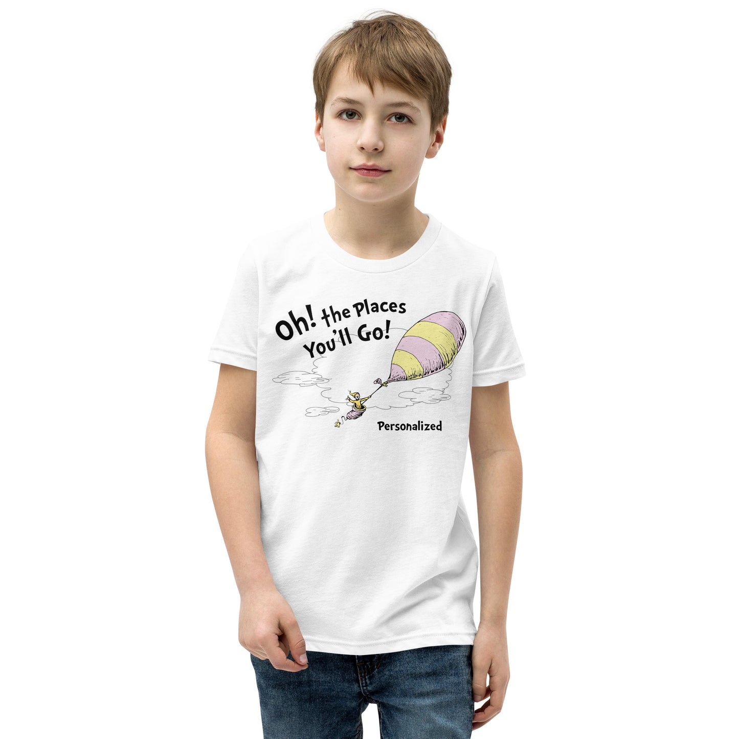 Oh! the Places You'll Go Personalized Kids T-Shirt