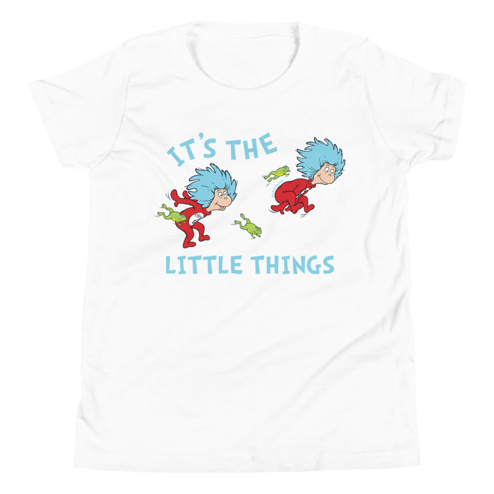 The Cat in the Hat Spring Things Jumping Frogs Kids T-Shirt White