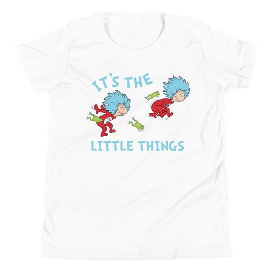 The Cat in the Hat Spring Things Jumping Frogs Kids T-Shirt White